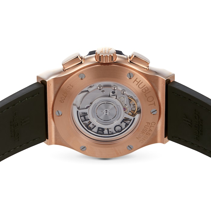 Hublot Classic Fusion Chronograph King Gold Green Automatic 42mm