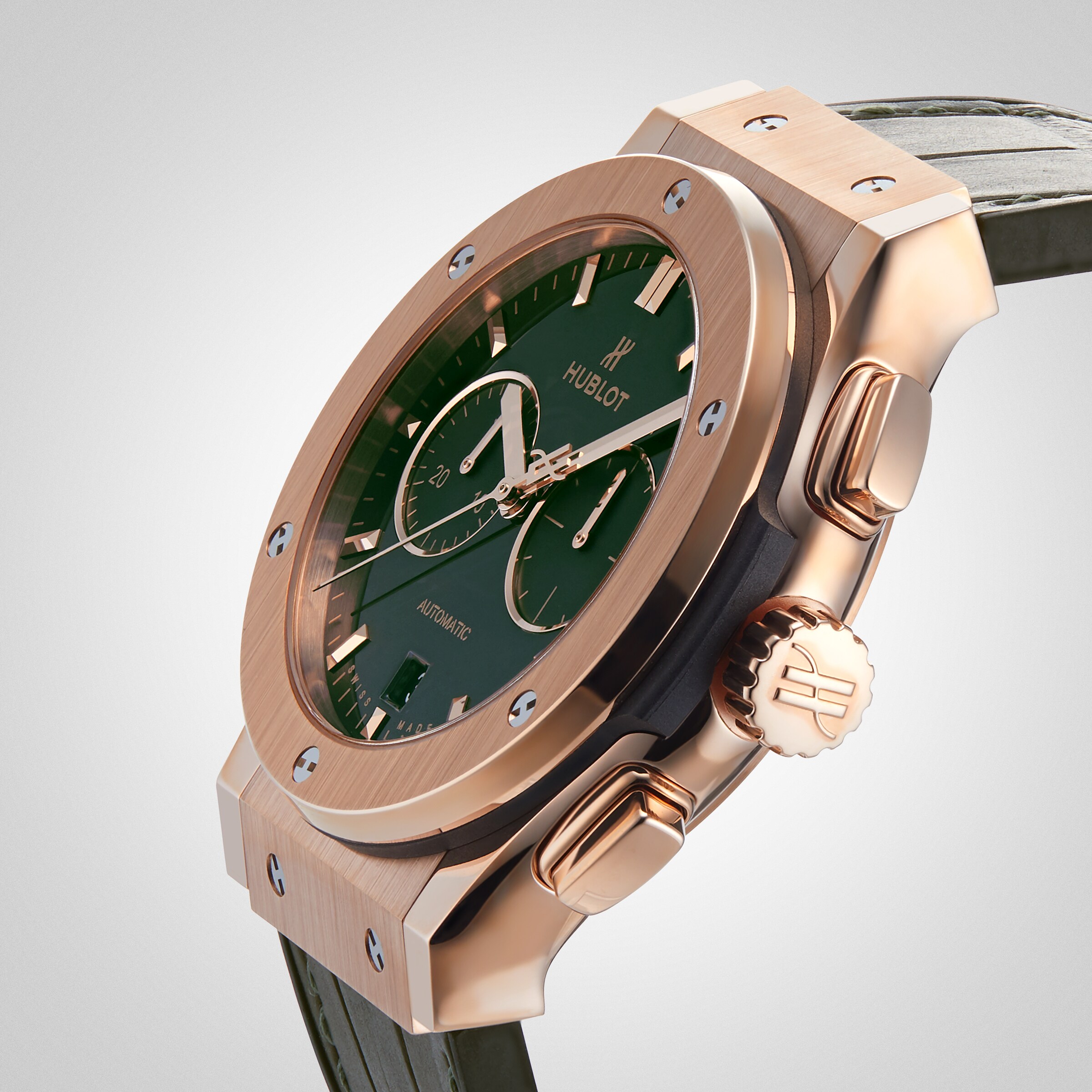 Classic Fusion Chronograph King Gold Green Automatic 42mm