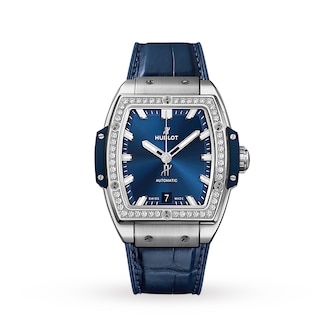 Hublot Spirit Of Big Bang Titanium Blue Diamonds Automatic 39mm