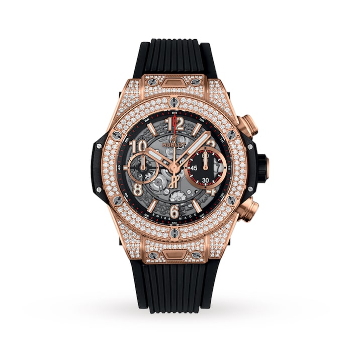 Hublot Big Bang Unico King Gold Pavé Chronograph 42mm