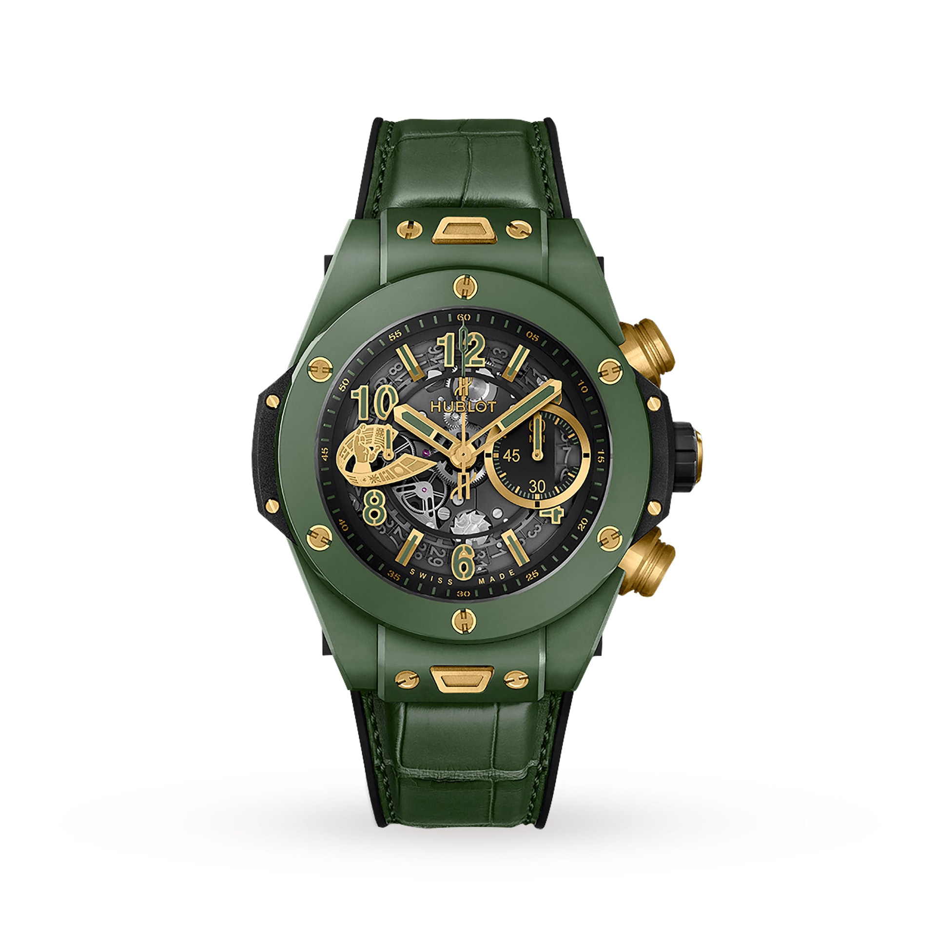hublot green face