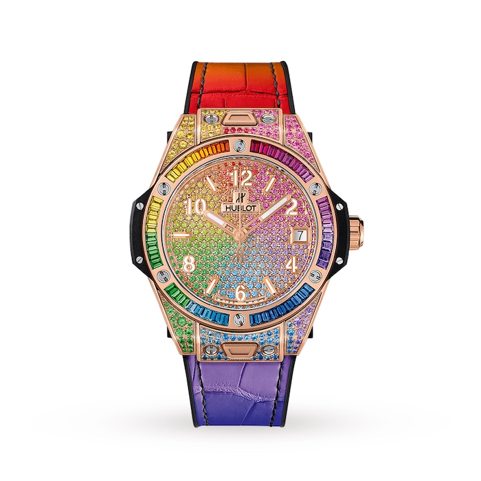 Hublot Big Bang One Click Rainbow King Gold