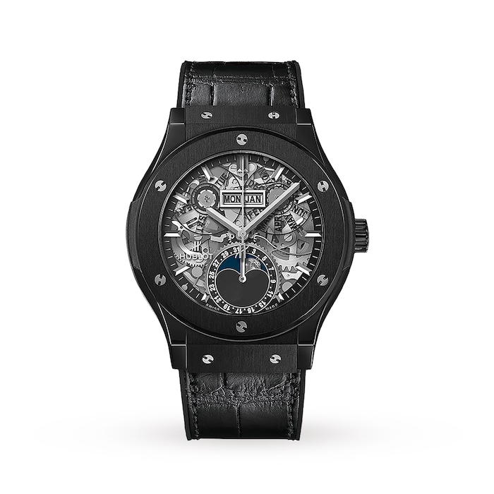 Hublot Classic Fusion Aerofusion Moonphase Black Magic 42mm