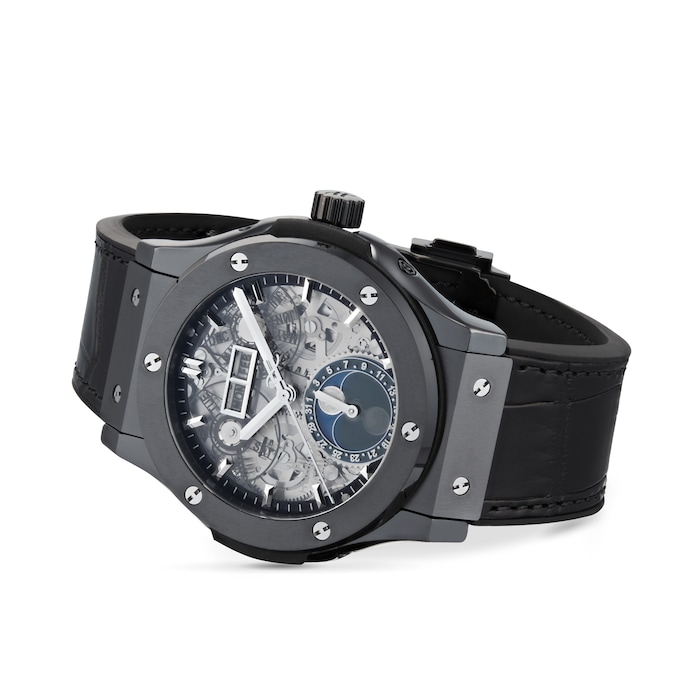 Hublot Classic Fusion Aerofusion Moonphase Black Magic 42mm