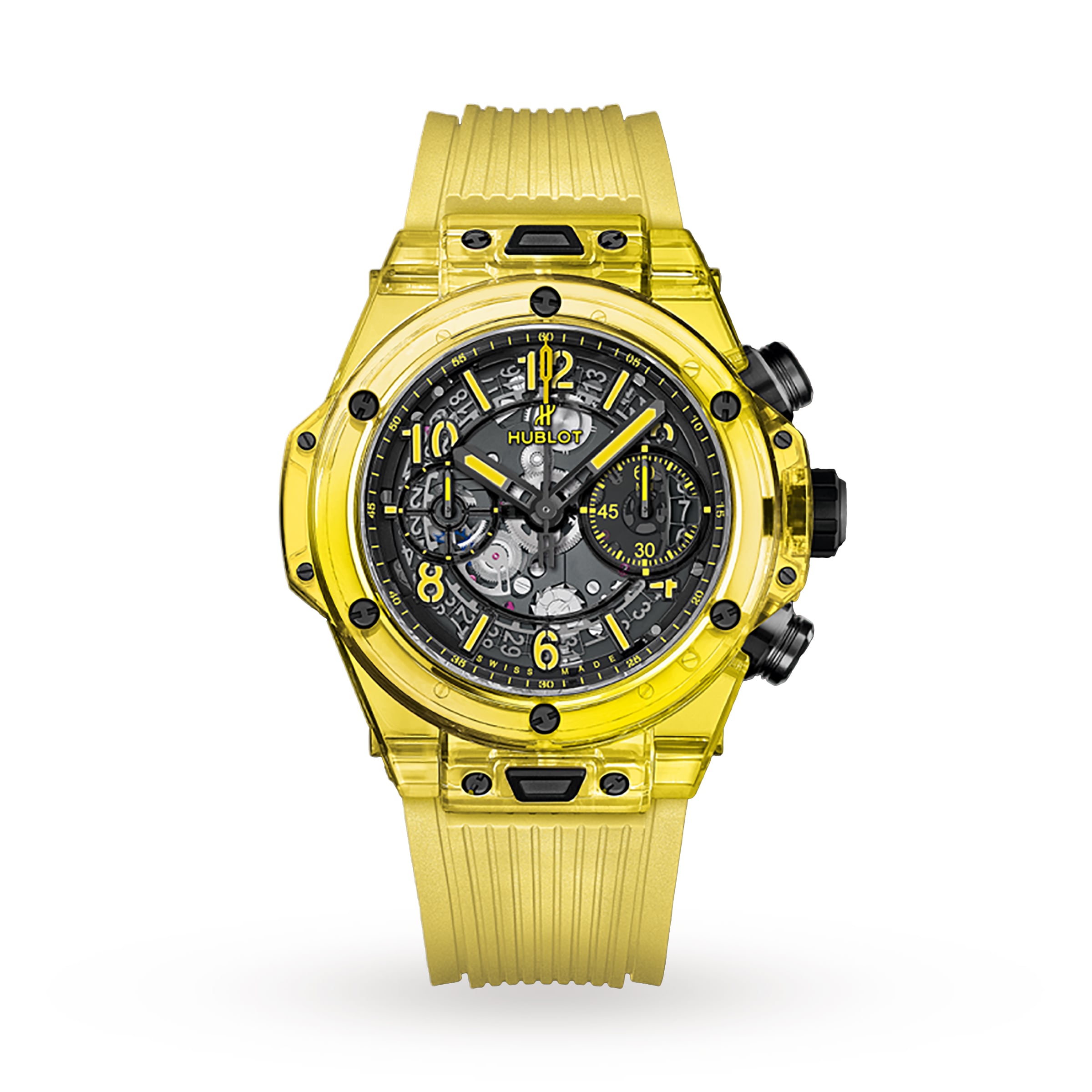 Hublot yellow outlet sapphire