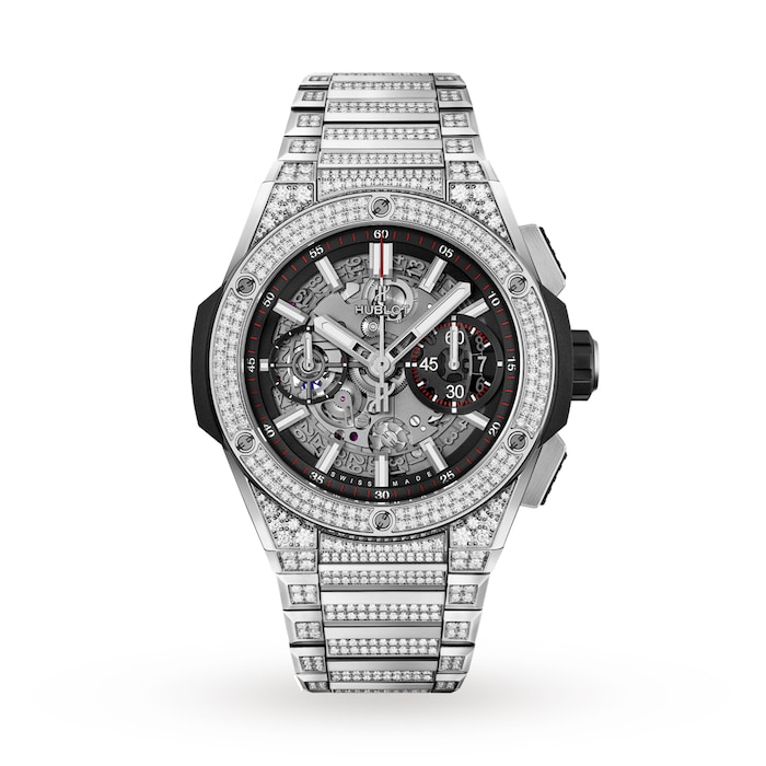 Hublot Big Bang Integral Titanium Pavé Chronograph 42mm