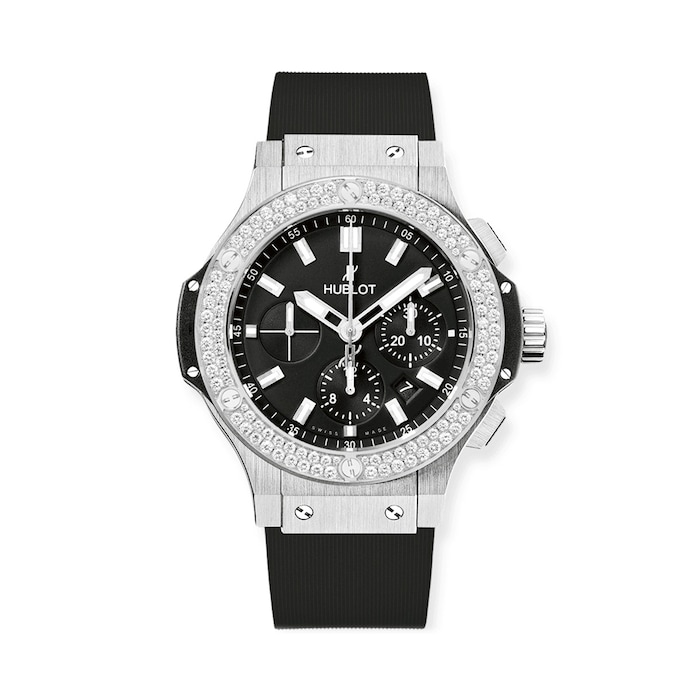 Hublot Big Bang Steel Diamonds 44mm Mens Watch