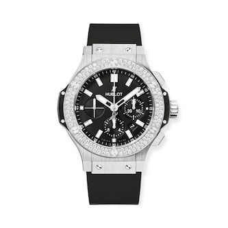 Hublot Big Bang Steel Diamonds 44mm Mens Watch