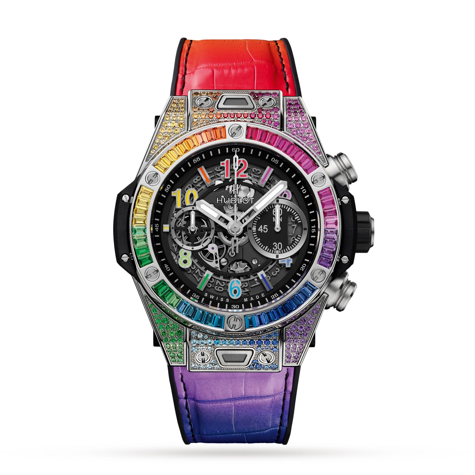 Hublot Big Bang Unico Titanium Rainbow 45mm Mens Watch Hublot Big Bang Unico Titanium Rainbow 45mm Mens Watch