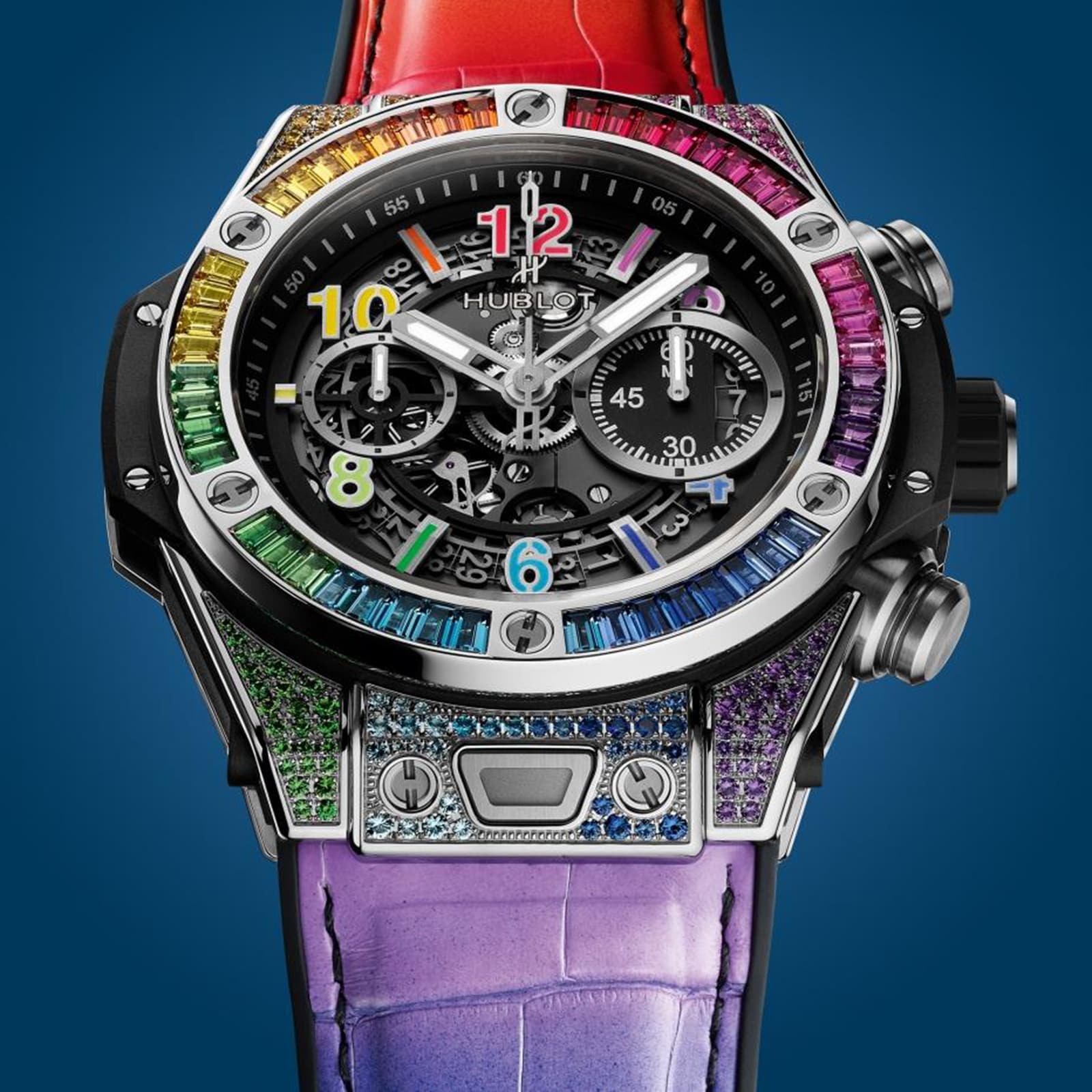 Big Bang Unico Titanium Rainbow 45mm Mens Watch