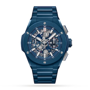 Hublot Big Bang Integrated Blue Ceramic 42mm Mens Watch