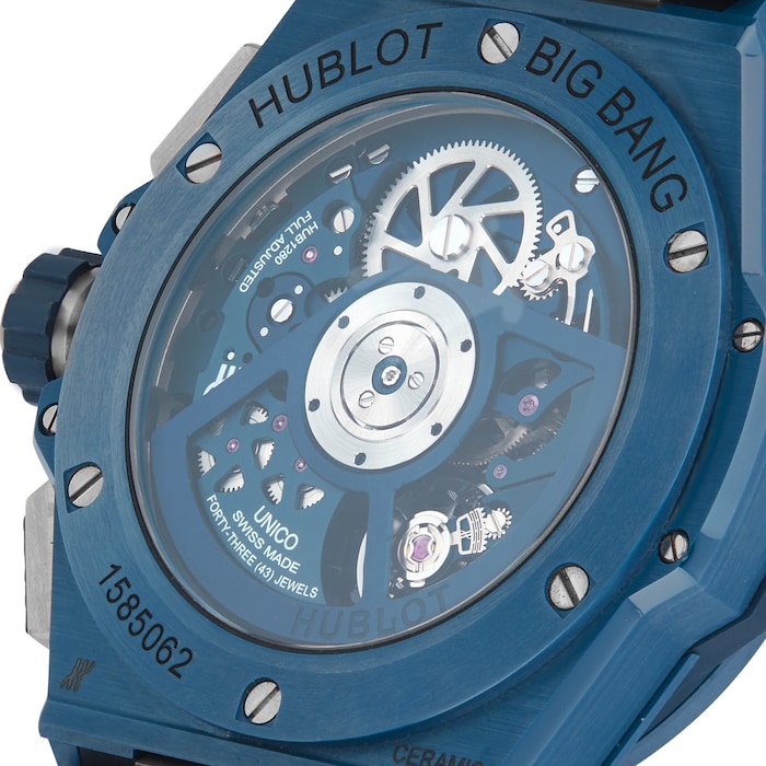 Hublot Big Bang Integrated Blue Ceramic 42mm Mens Watch