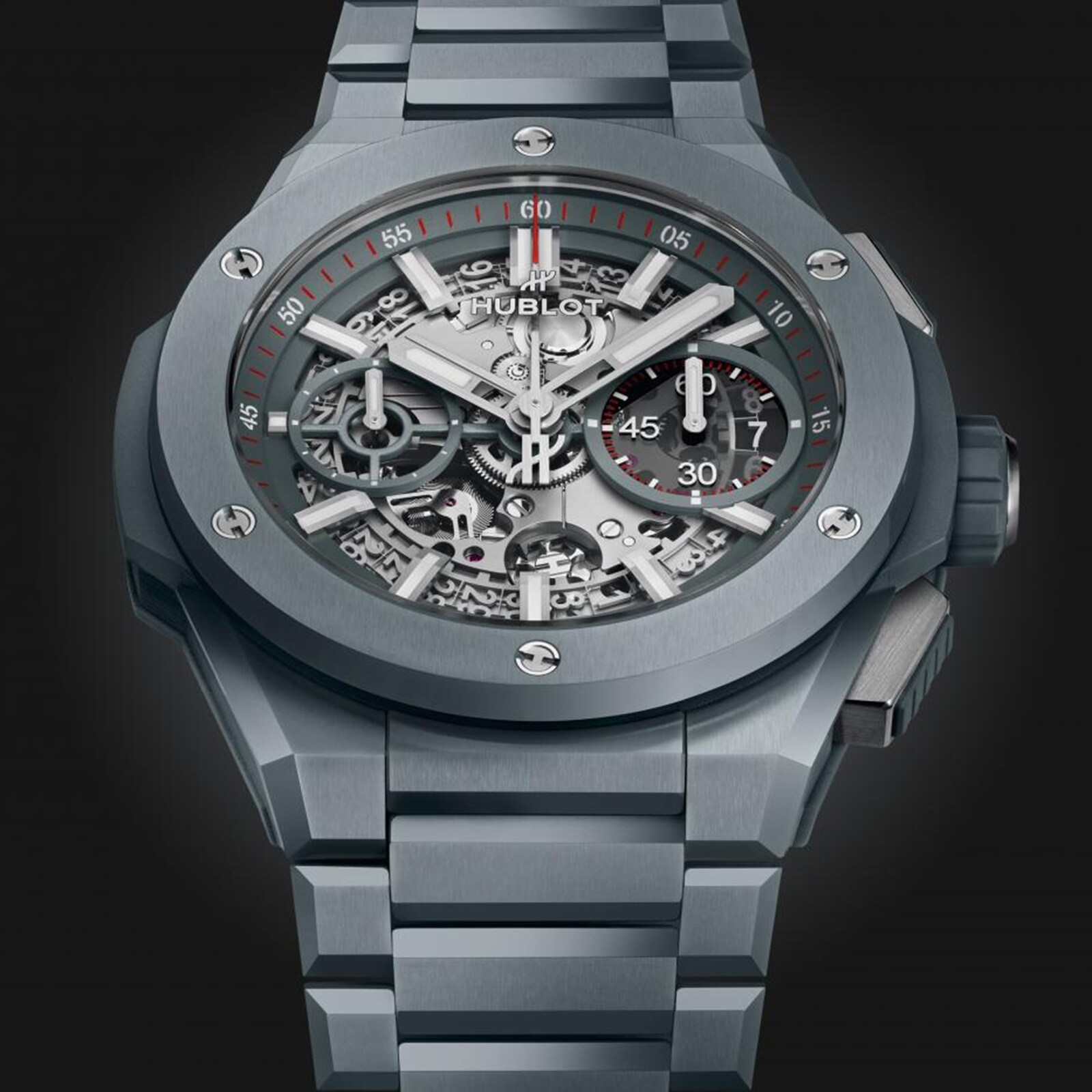 Hublot Big Bang Integrated Grey Ceramic 42mm Mens Watch