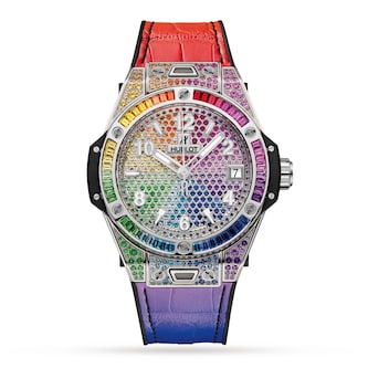 Hublot Big Bang Unico Titanium Rainbow 39mm Mens Watch