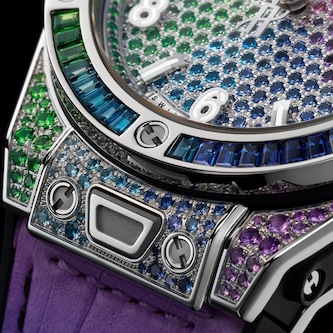 Hublot Big Bang Unico Titanium Rainbow 39mm Mens Watch