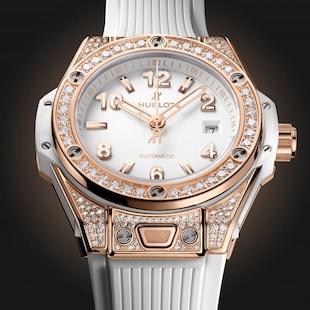 Hublot Big Bang One Click King Gold White Pavé 33mm Watch