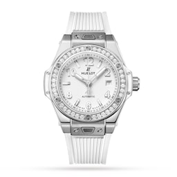 17170802 - Big Bang One Click Steel White Diamonds 33mm Watch