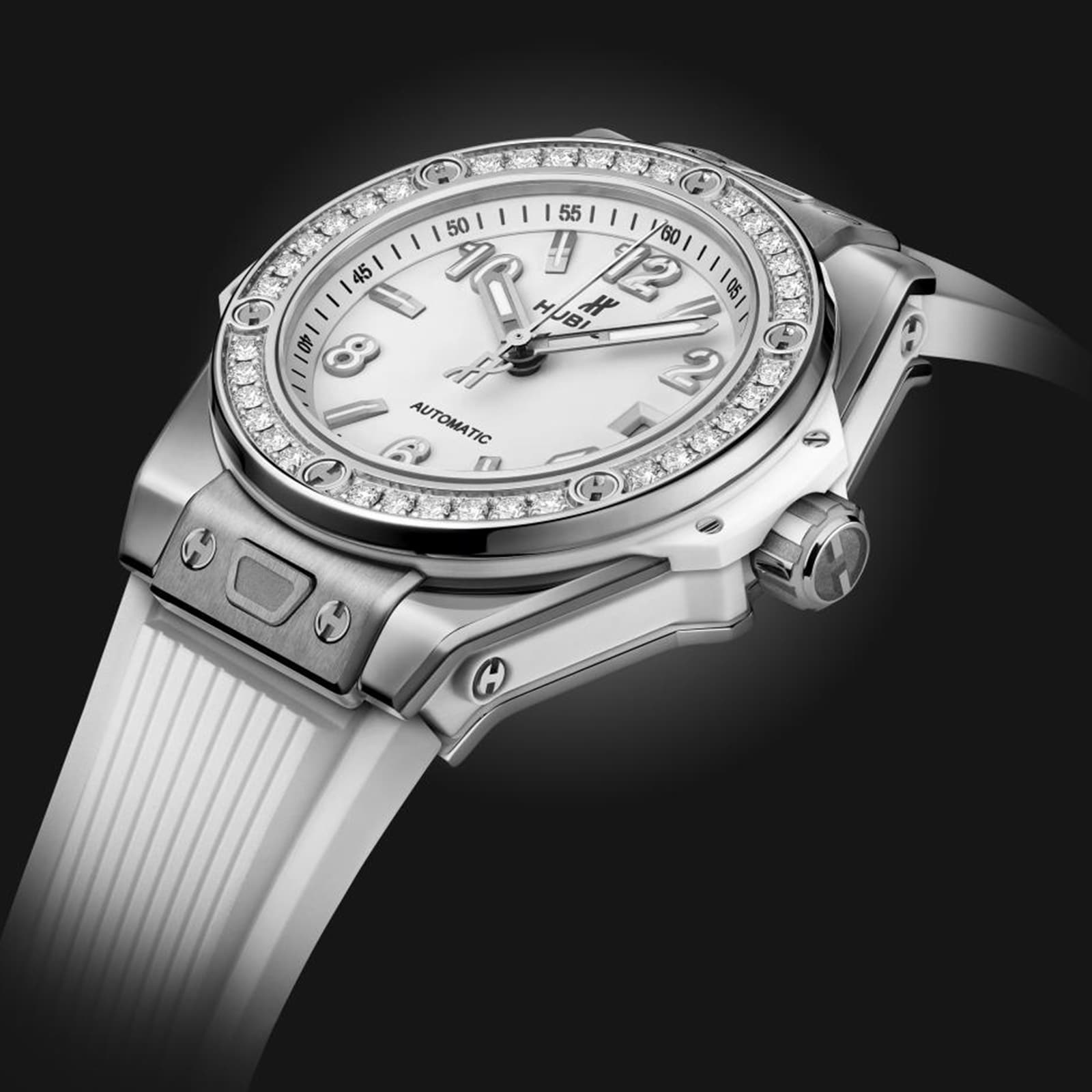 Hublot Big Bang One Click Steel White Diamonds 33mm Watch Hublot Big Bang One Click Steel White Diamonds 33mm Watch