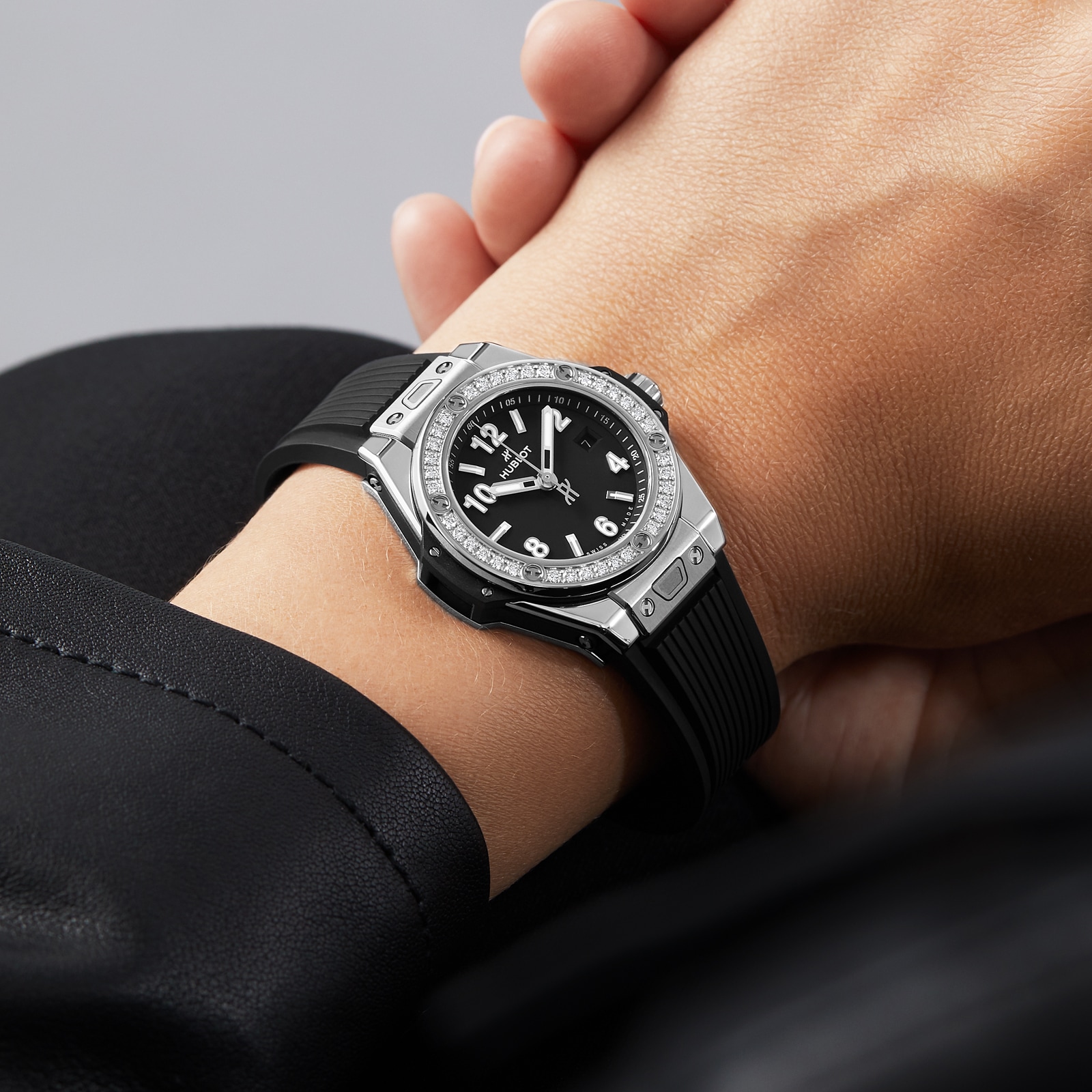 Hublot Big Bang One Click Steel Diamonds 33mm Watch