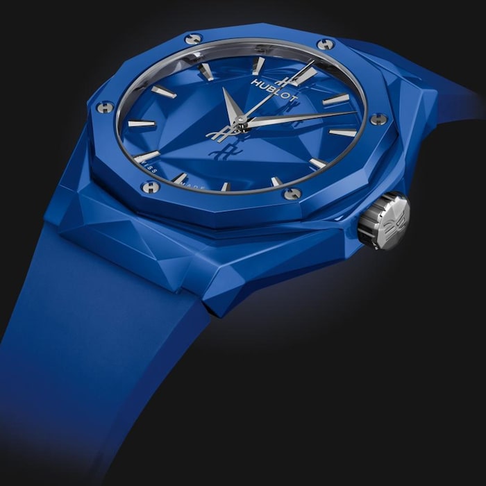 Hublot Classic Fusion Orlinski Blue Ceramic 40mm Mens Watch