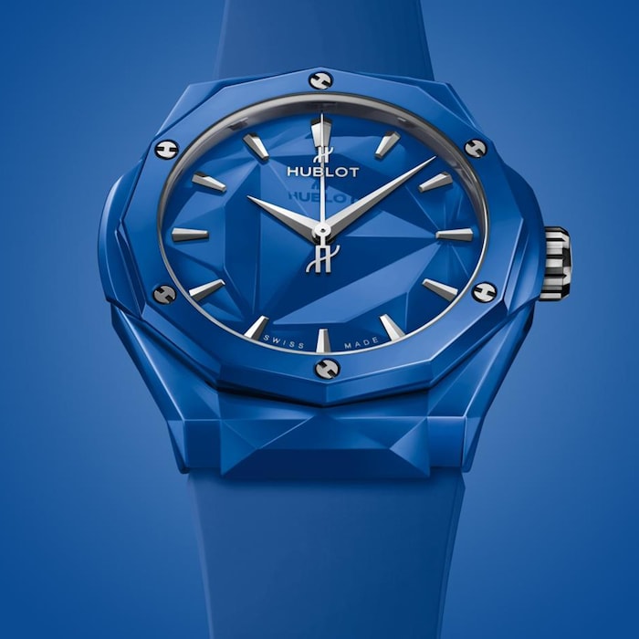 Hublot Classic Fusion Orlinski Blue Ceramic 40mm Mens Watch