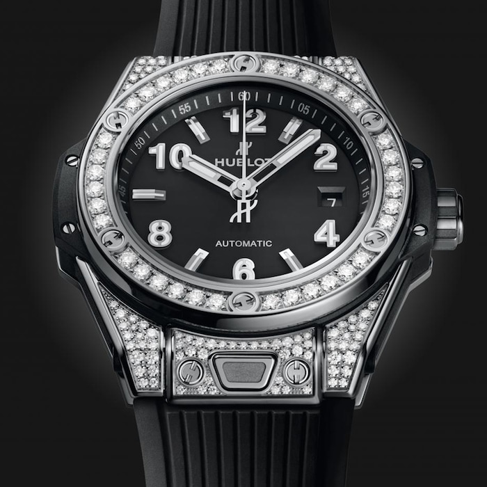 Hublot Big Bang One Click Steel Pavé 33mm Ladies Watch