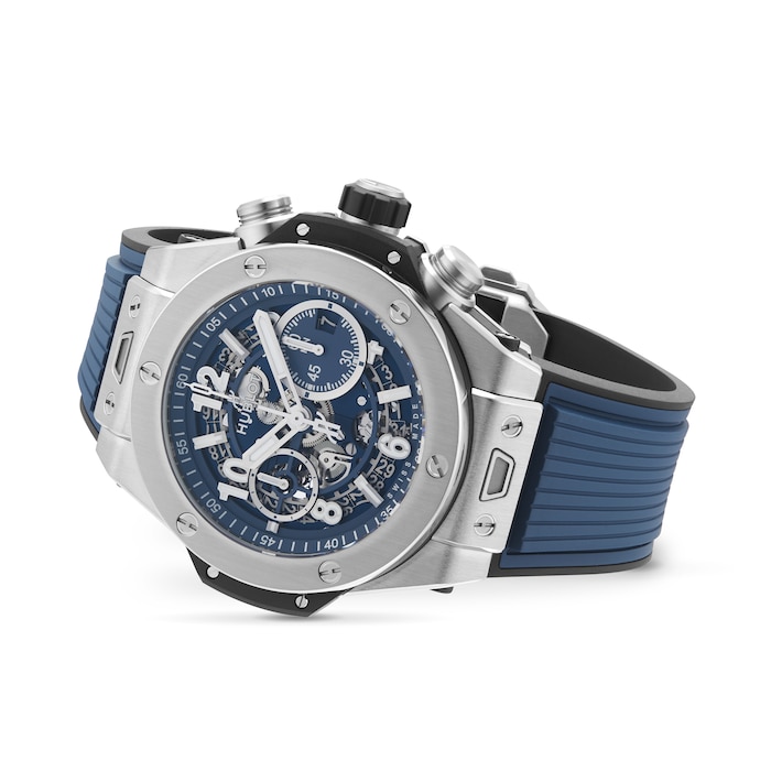 Hublot Big Bang Unico Titanium Blue 44mm Mens Watch