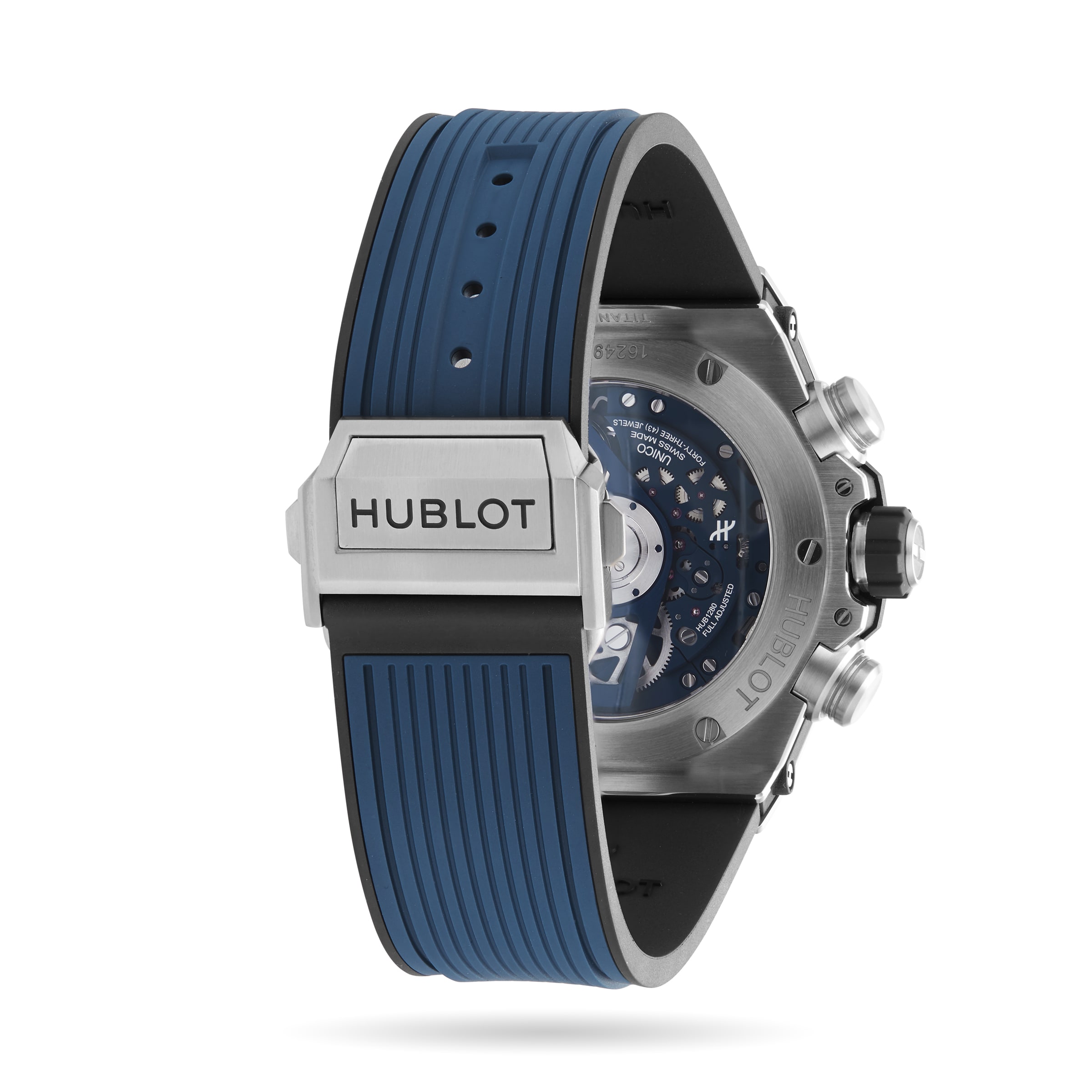 Hublot Big Bang Unico Titanium Blue 44mm Mens Watch 421.NX.5170.RX Watches Of Switzerland US