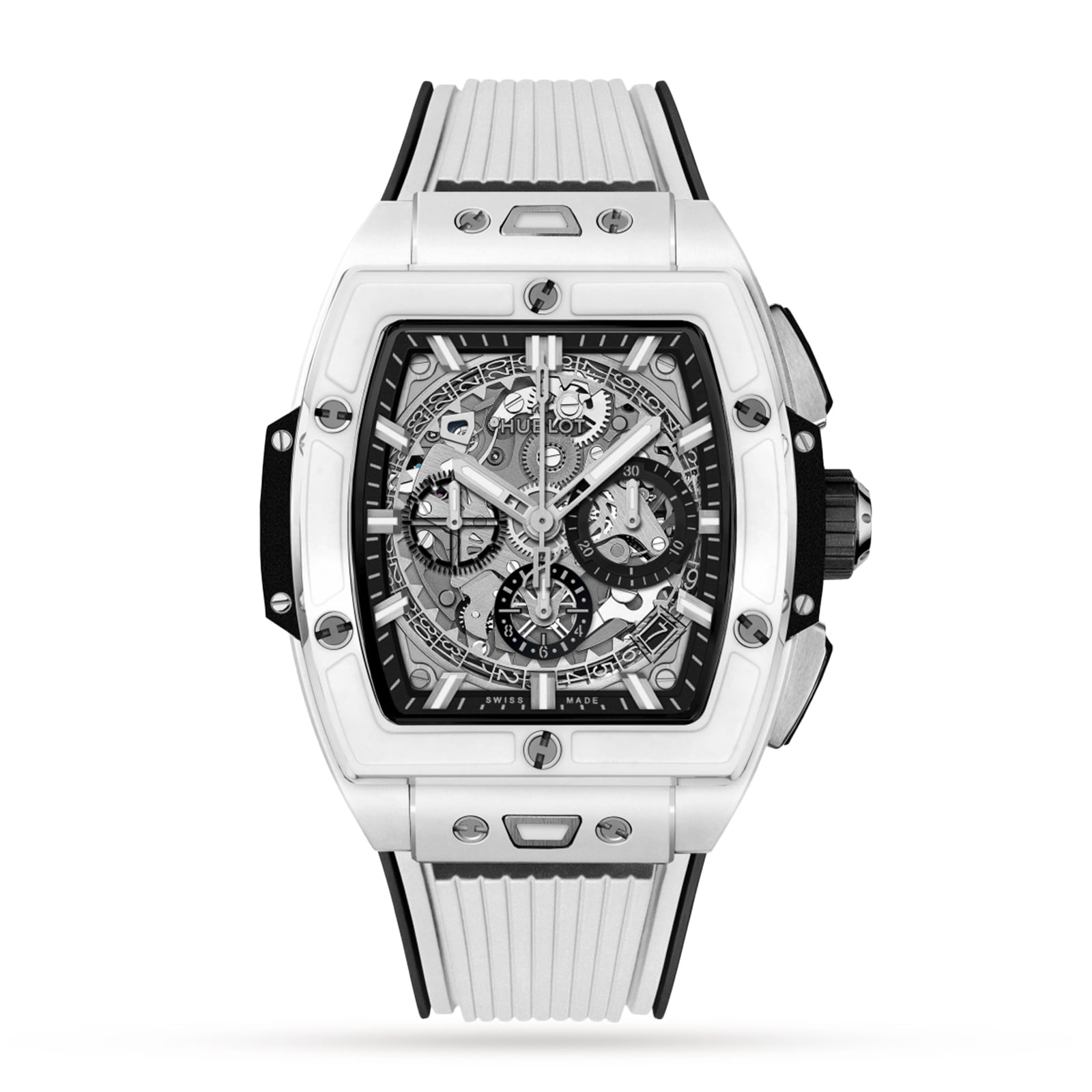 Hublot Spirit Of Big Bang White Ceramic 42mm Mens Watch