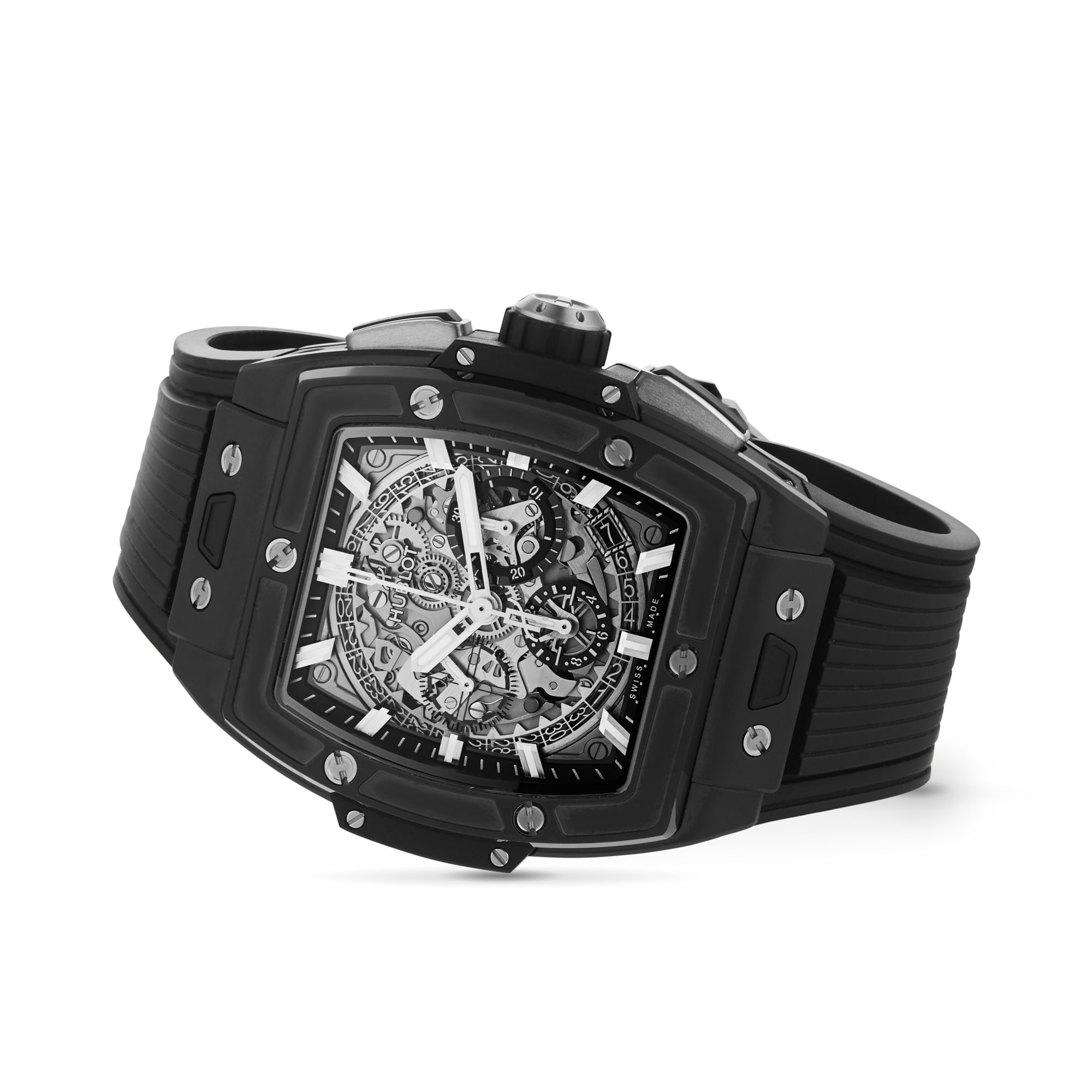 Hublot Spirit Of Big Bang Black Magic 42mm Mens Watch Black 642.CI.0170.RX Watches Of Switzerland UK