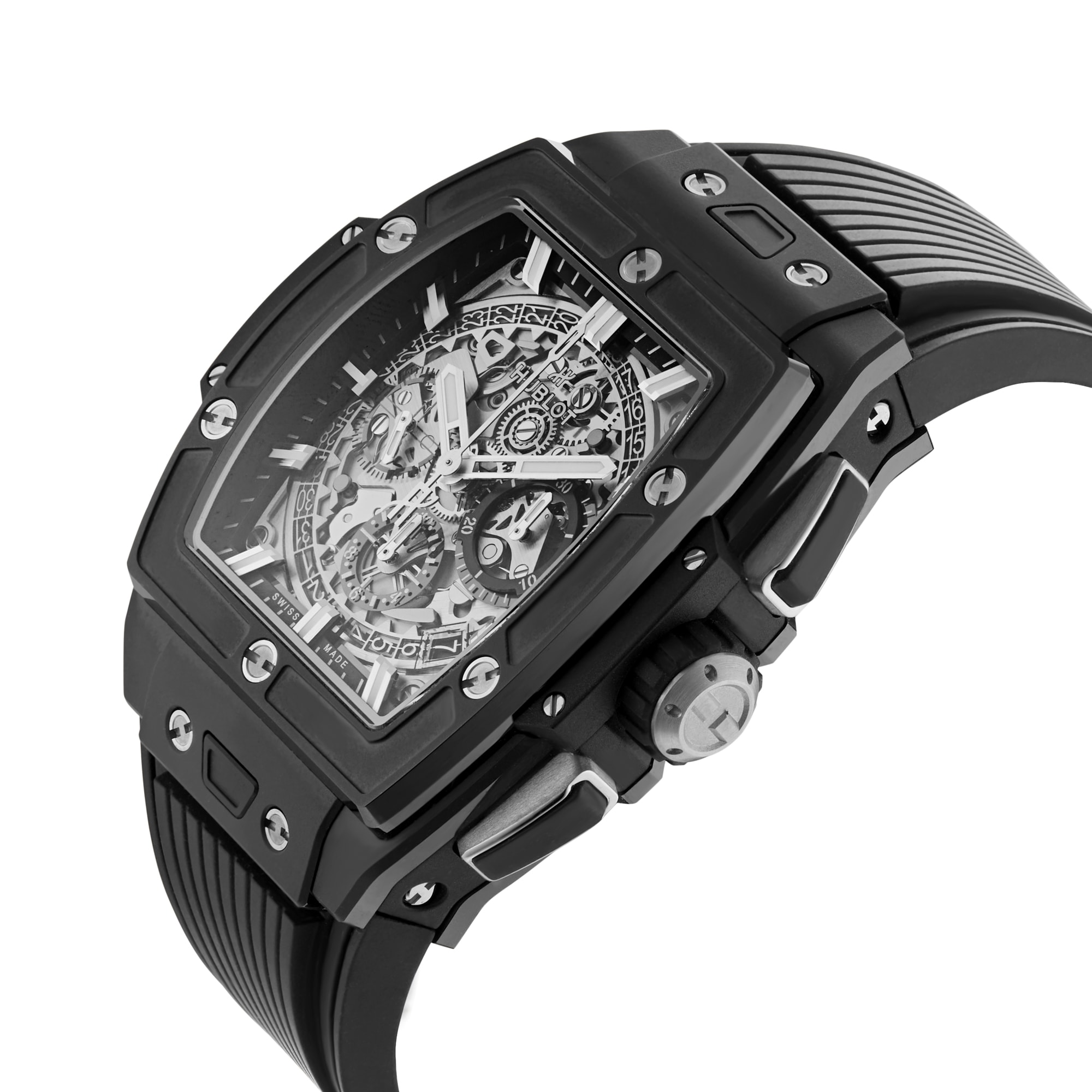 Hublot Spirit Of Big Bang Black Magic 42mm Mens Watch Black Hublot Spirit Of Big Bang Black Magic 42mm Mens Watch Black
