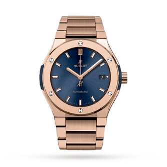 Hublot Classic Fusion Blue King Gold 45mm