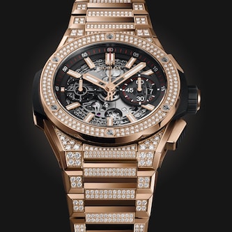 Hublot Big Bang Integrated King Gold Pavé 42mm