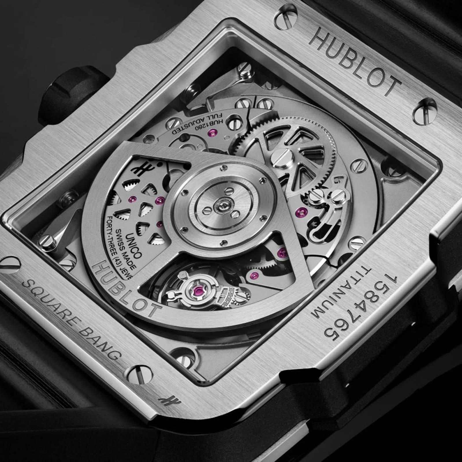 Hublot Square Bang Unico Titanitum 42mm Mens Watch