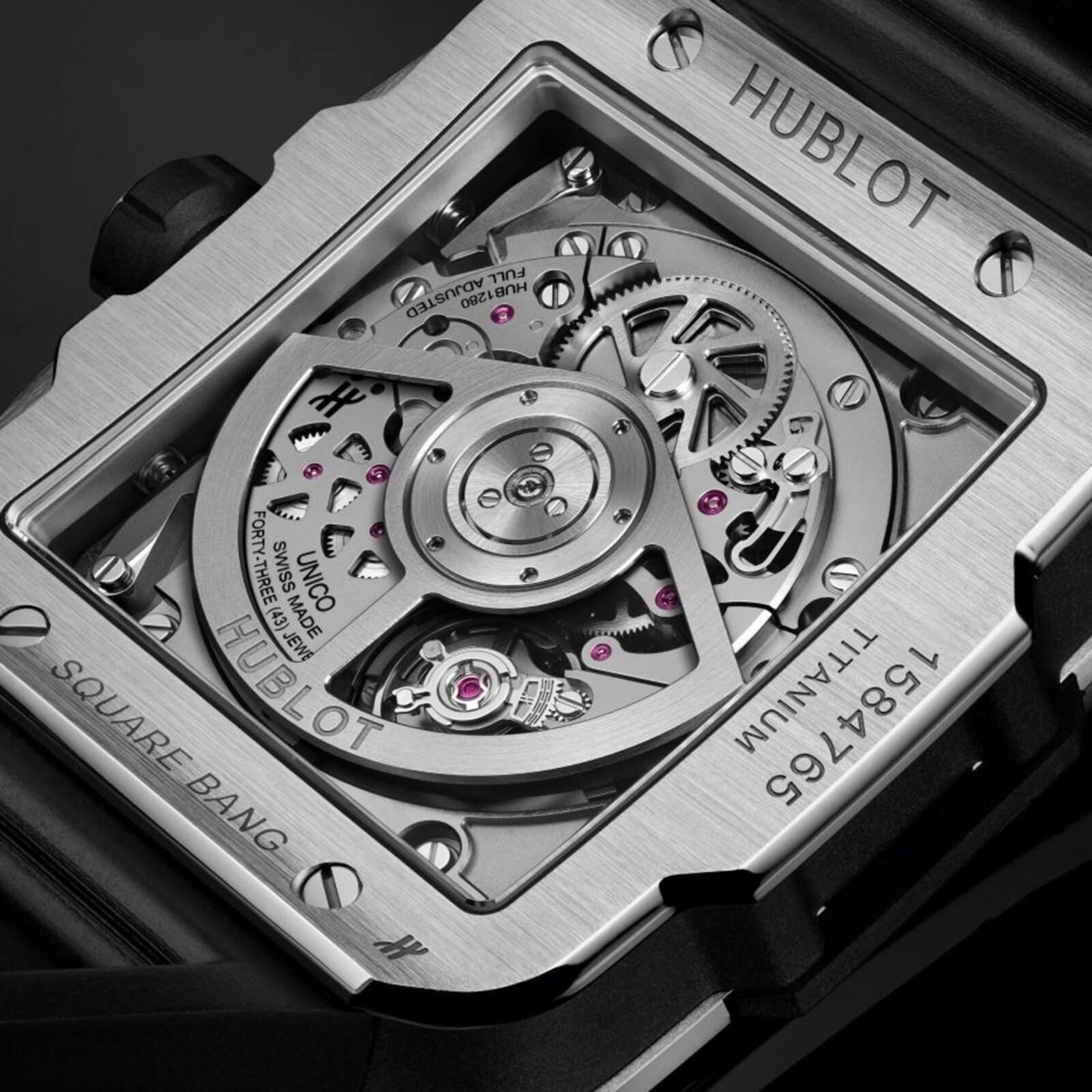 Hublot Square Bang Unico Titanitum 42mm Mens Watch