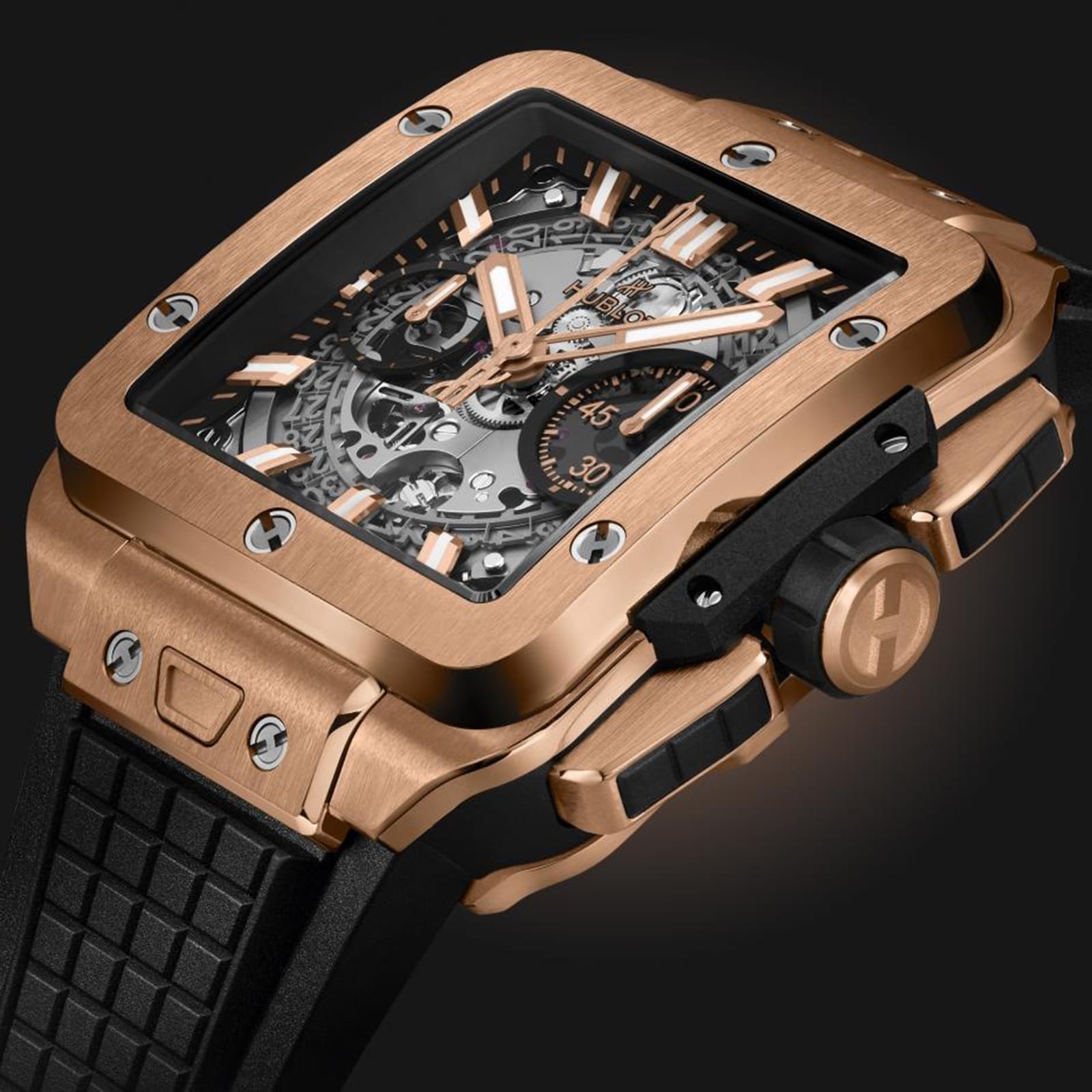 Hublot mens 2024 gold watch