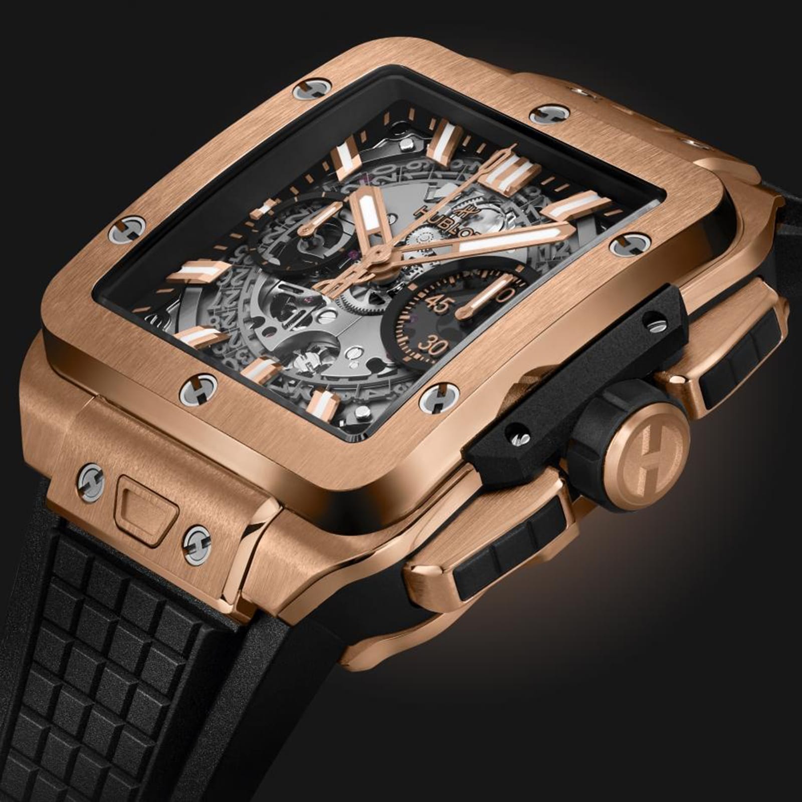 Hublot Square Bang Unico King Gold 42mm Mens Watch Hublot Square Bang Unico King Gold 42mm Mens Watch