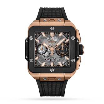 Hublot Square Bang Unico King Gold Ceramic 42mm Mens Watch Hublot Square Bang Unico King Gold Ceramic 42mm Mens Watch
