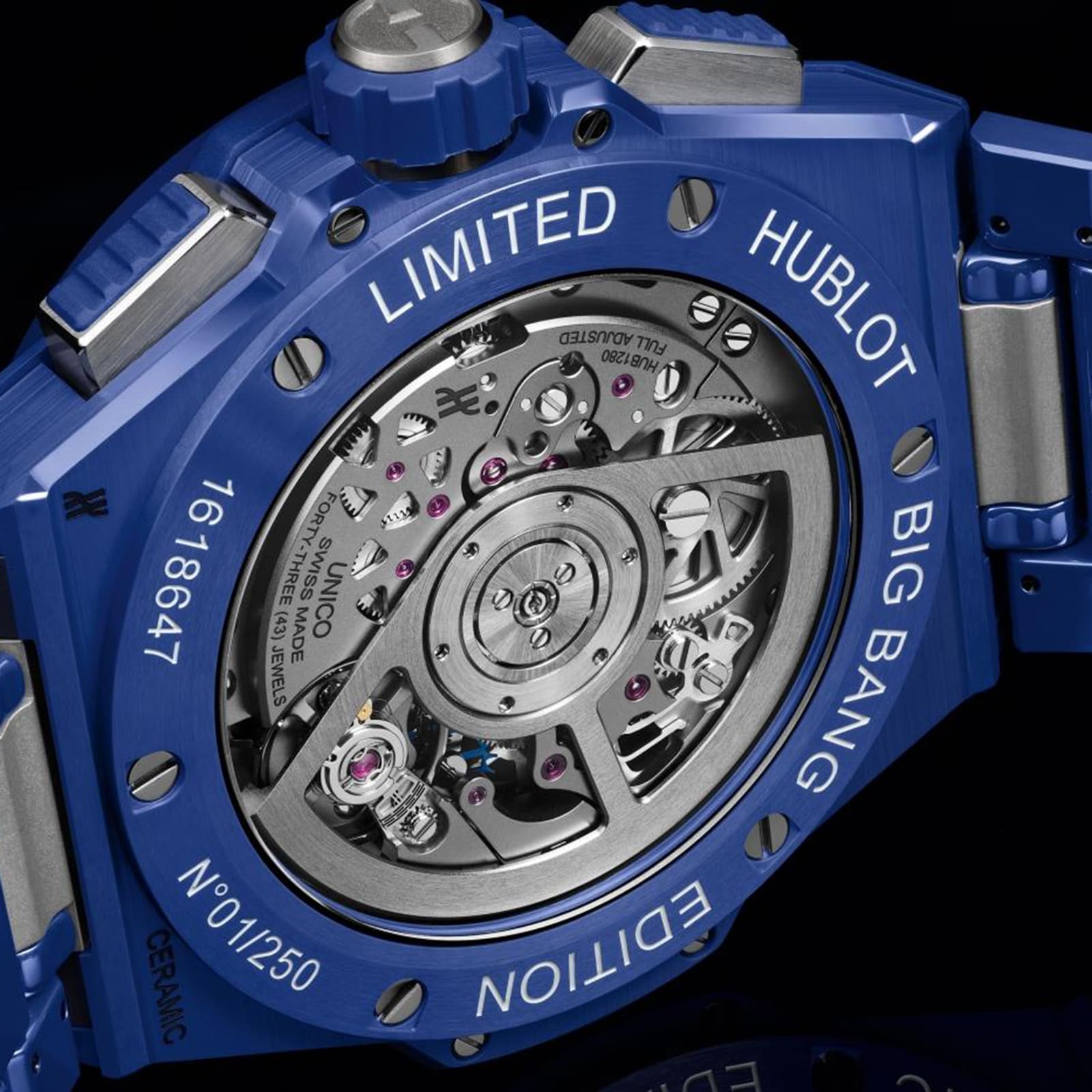 Hublot Big Bang Integral Indigo Blue Ceramic 42mm Mens Watch