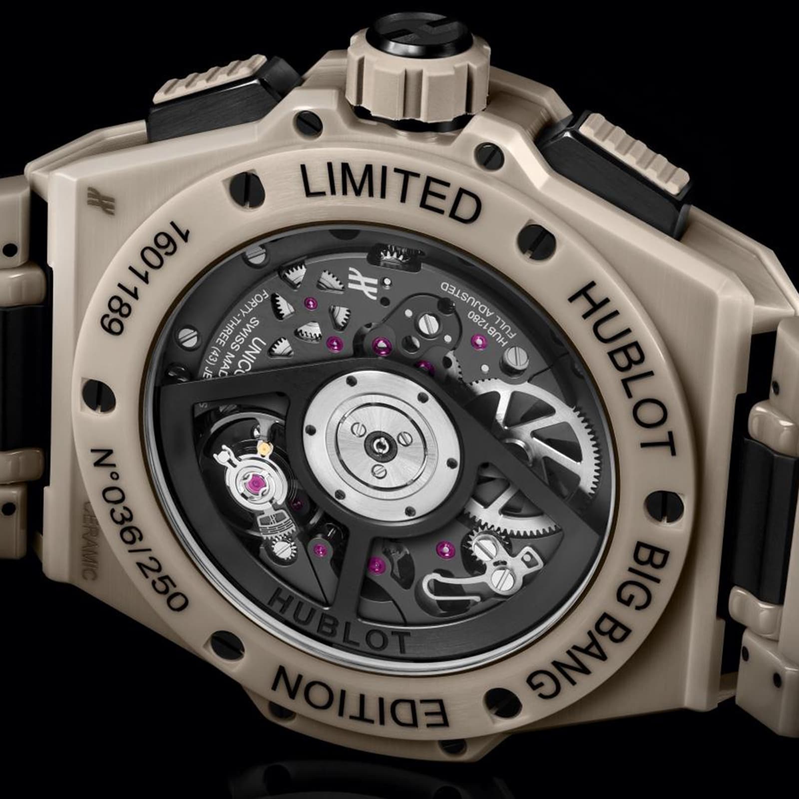 Hublot Big Bang Integrated Beige Ceramic 42mm Mens Watch
