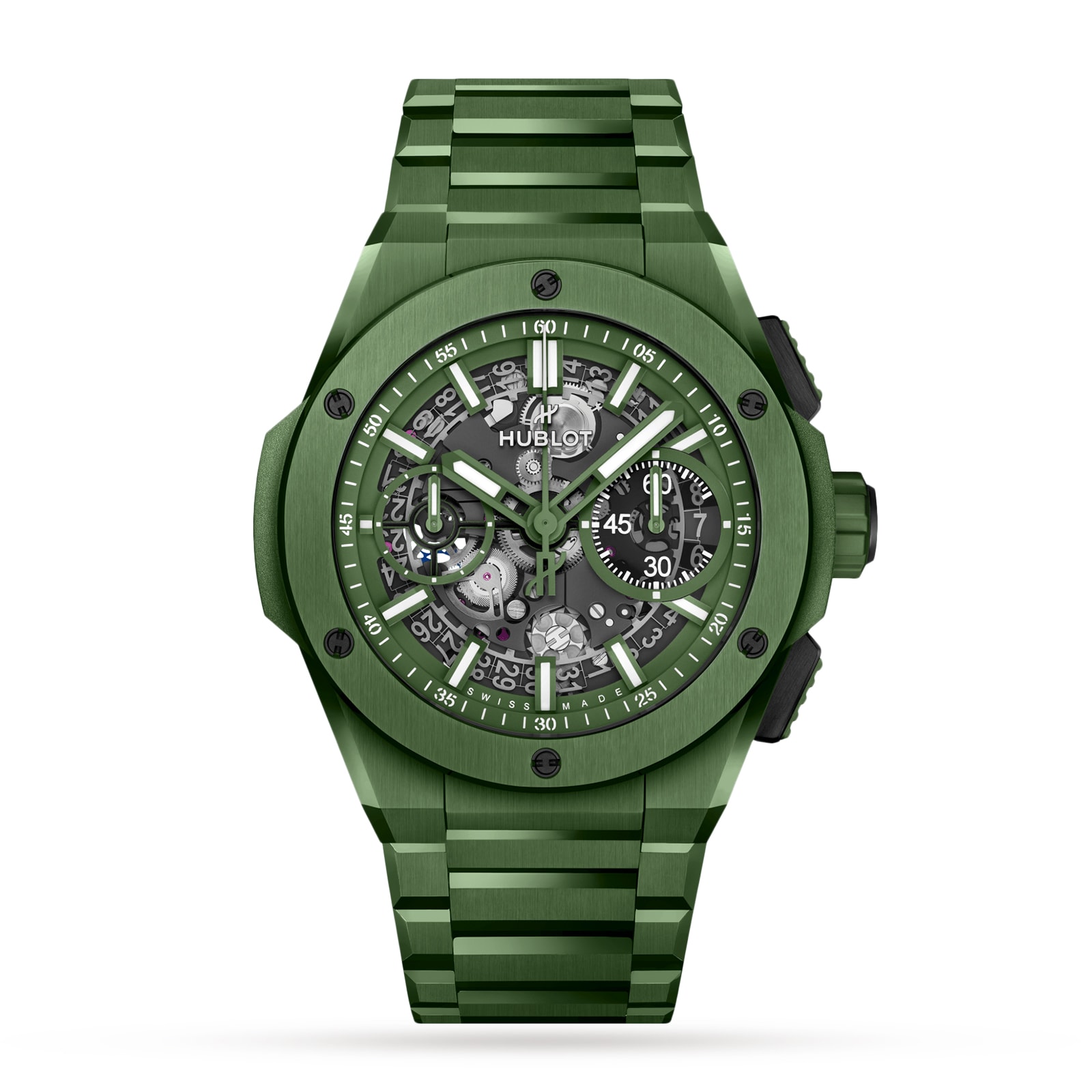 Green hublot watch sale