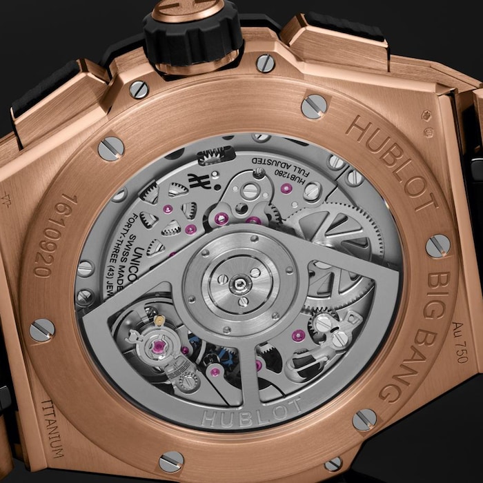 Pre-owned Hublot Big Bang Integrated King Gold Watch