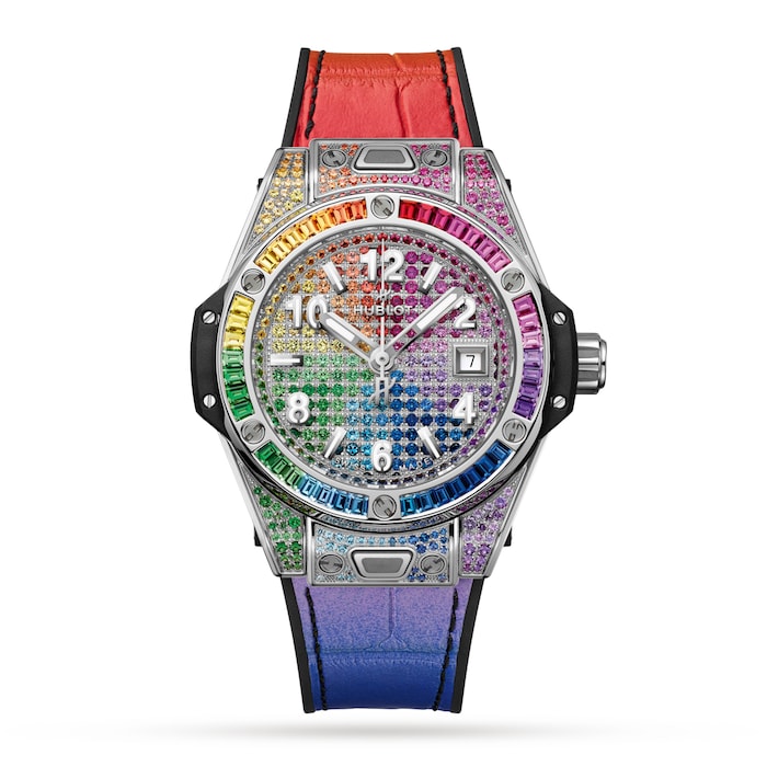 Hublot Big Bang One Click King Steel Rainbow 33mm Unisex Watch