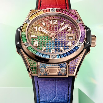 Hublot Big Bang One Click King Gold Rainbow 33mm Unisex Watch