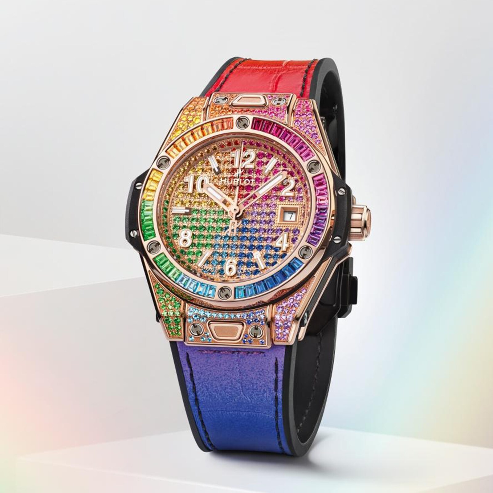 Hublot Big Bang One Click King Gold Rainbow 33mm Unisex Watch