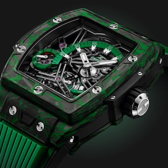 Hublot Spirit Of Big Bang Tourbillon Carbon Green 42mm Mens Watch