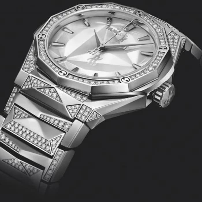 Hublot Classic Fusion Orlinski Bracelet Titanium White Alternative Pavé ...