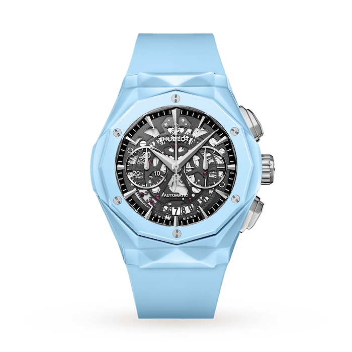 Hublot Classic Fusion Aerofusion Chronograph Orlinski Sky Blue Ceramic 45mm