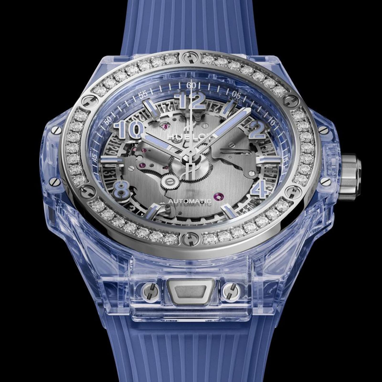Hublot Big Bang One Click Blue Sapphire Diamonds 39mm