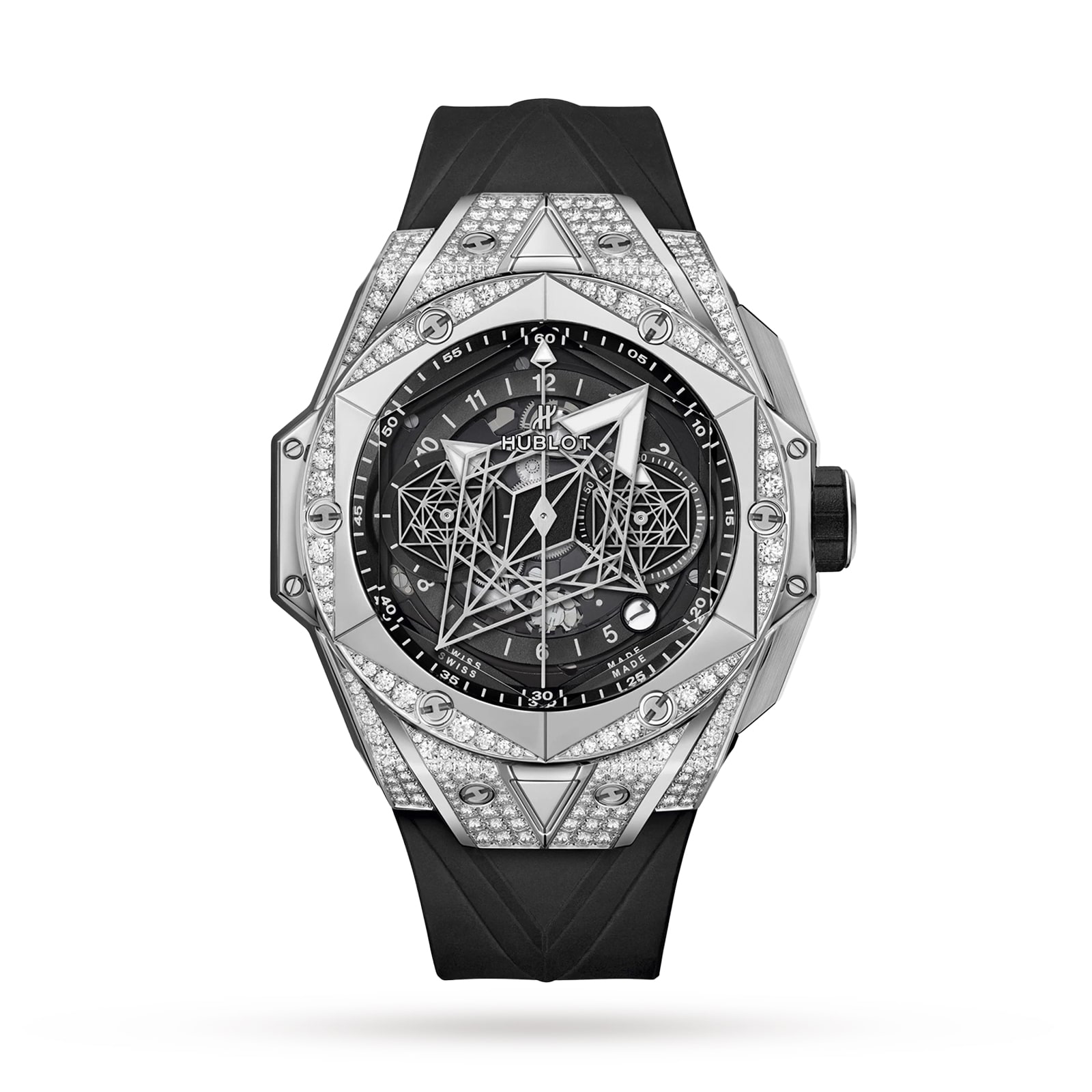 Hublot sang bleu diamond hot sale